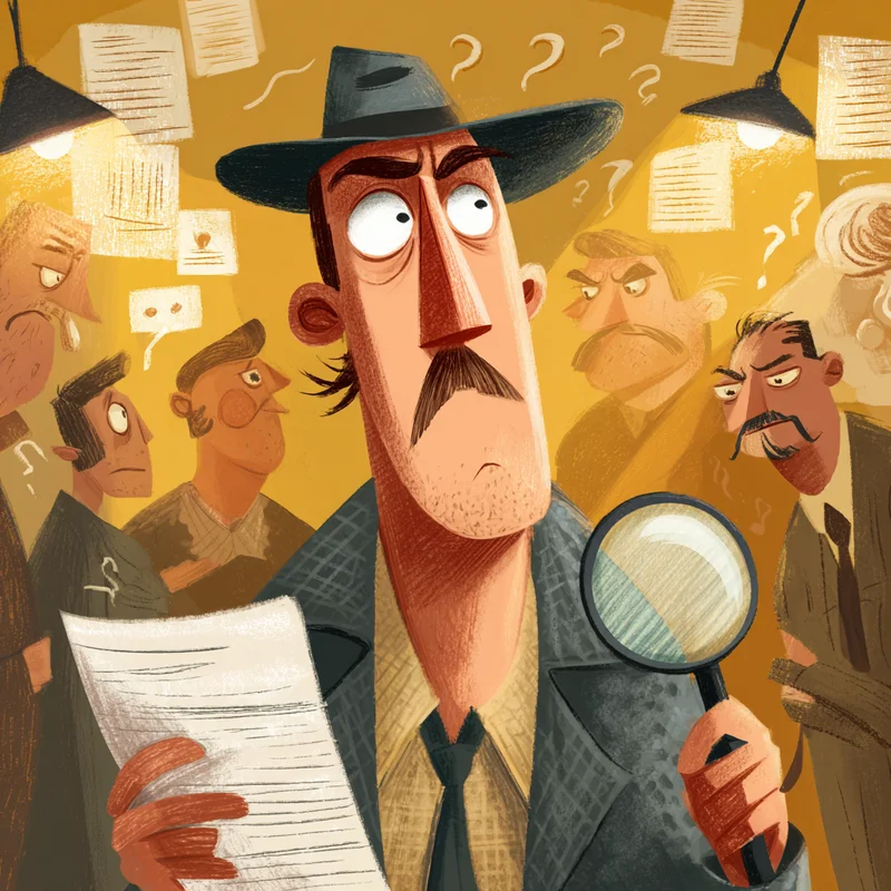 Confused detective